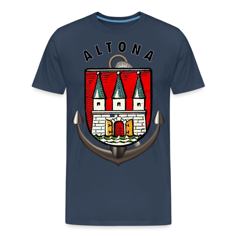Männer Fashion ALTONA T-Shirt Rundhals Unisex Streetwear