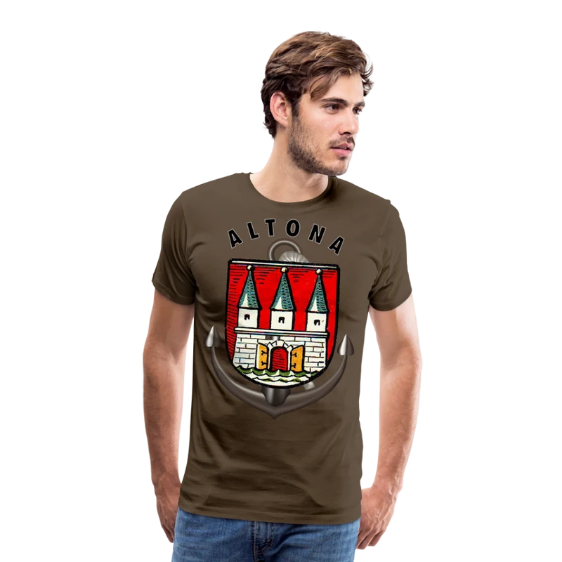 Männer Fashion ALTONA T-Shirt Rundhals Unisex Streetwear