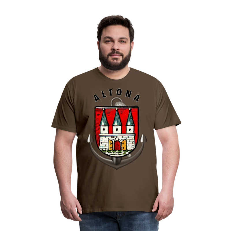 Männer Fashion ALTONA T-Shirt Rundhals Unisex Streetwear