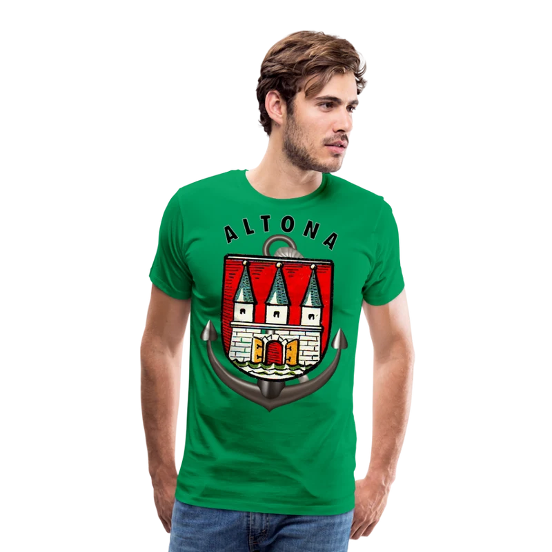 Männer Fashion ALTONA T-Shirt Rundhals Unisex Streetwear