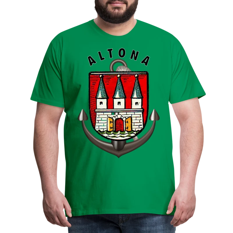 Männer Fashion ALTONA T-Shirt Rundhals Unisex Streetwear