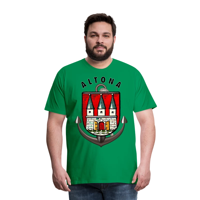 Männer Fashion ALTONA T-Shirt Rundhals Unisex Streetwear