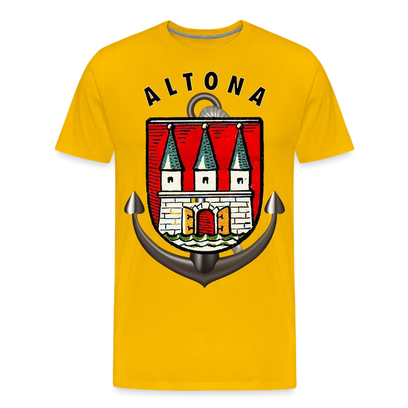Männer Fashion ALTONA T-Shirt Rundhals Unisex Streetwear
