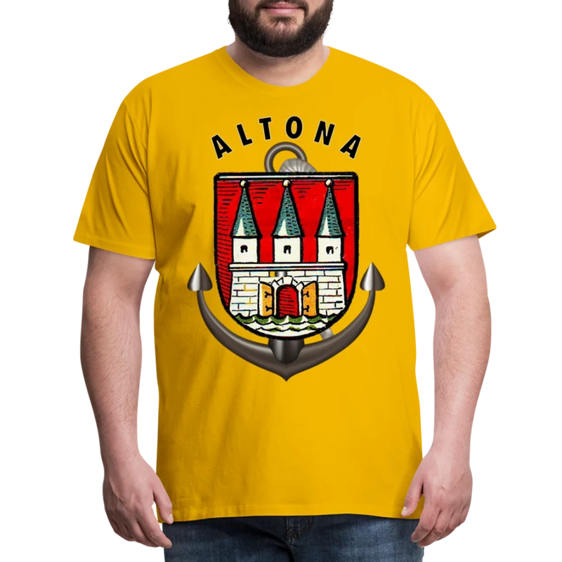 Männer Fashion ALTONA T-Shirt Rundhals Unisex Streetwear