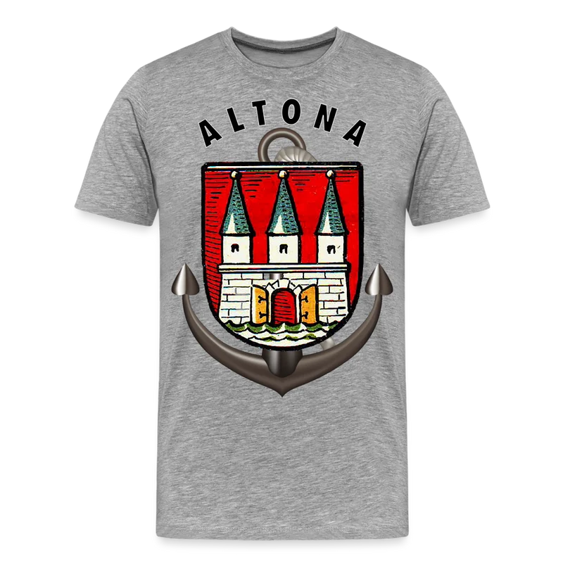 Männer Fashion ALTONA T-Shirt Rundhals Unisex Streetwear