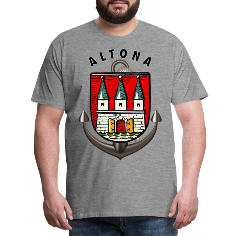 Männer Fashion ALTONA T-Shirt Rundhals Unisex Streetwear