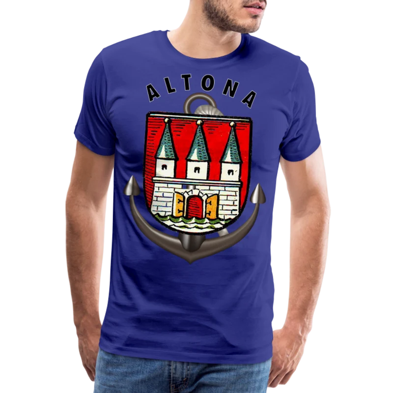 Männer Fashion ALTONA T-Shirt Rundhals Unisex Streetwear