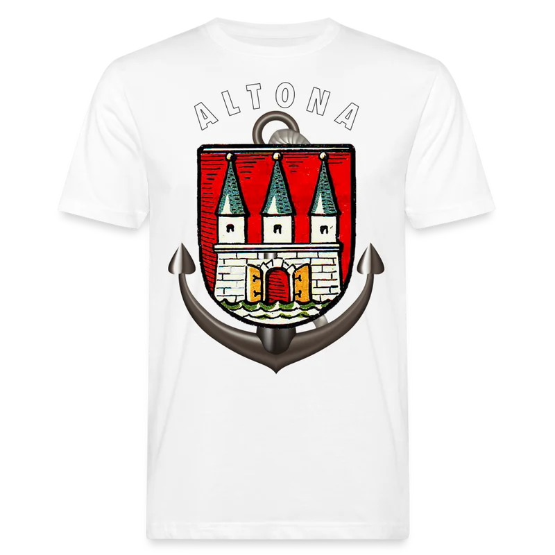 Männer Bio-T-Shirt ALTONA Rundhals Unisex Streetwear