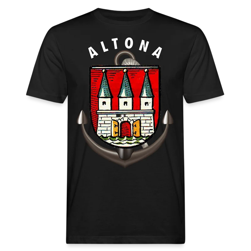 Männer Bio-T-Shirt ALTONA Rundhals Unisex Streetwear