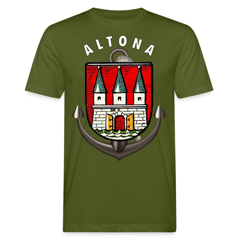 Männer Bio-T-Shirt ALTONA Rundhals Unisex Streetwear