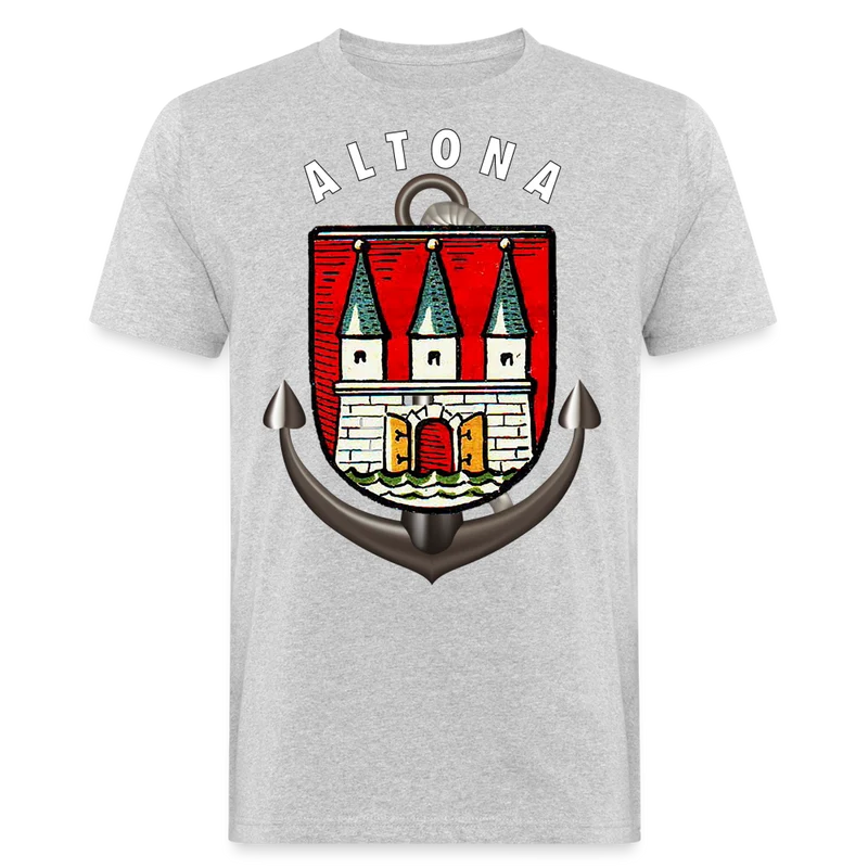 Männer Bio-T-Shirt ALTONA Rundhals Unisex Streetwear