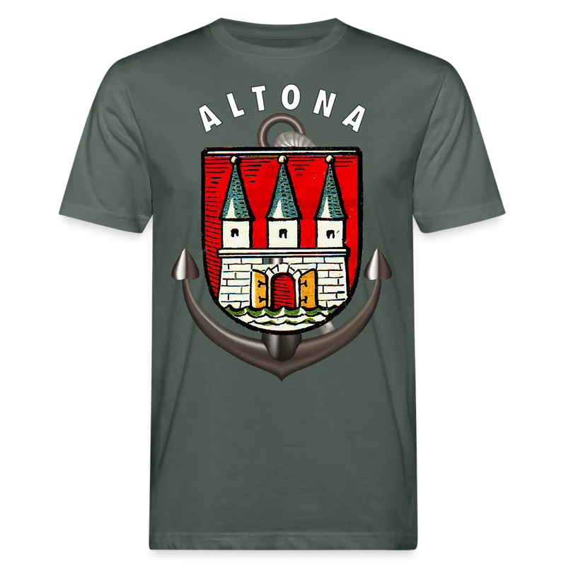 Männer Bio-T-Shirt ALTONA Rundhals Unisex Streetwear
