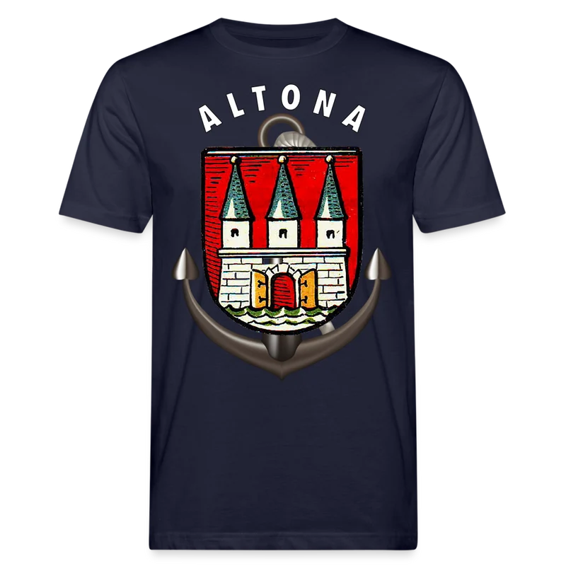 Männer Bio-T-Shirt ALTONA Rundhals Unisex Streetwear