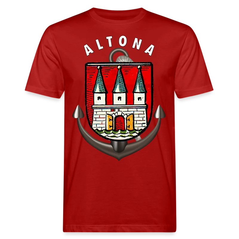 Männer Bio-T-Shirt ALTONA Rundhals Unisex Streetwear
