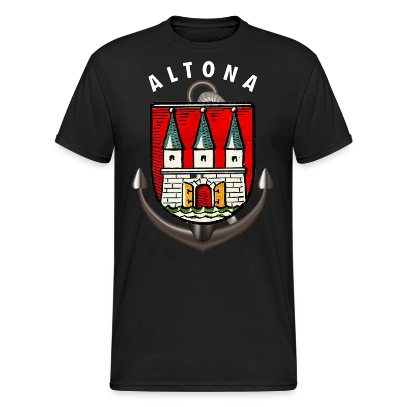Männer Fashion ALTONA T-Shirt Rundhals Unisex Streetwear