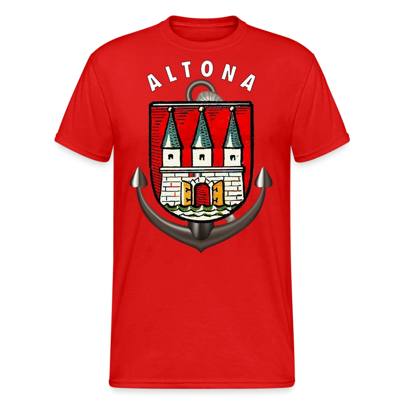 Männer Fashion ALTONA T-Shirt Rundhals Unisex Streetwear