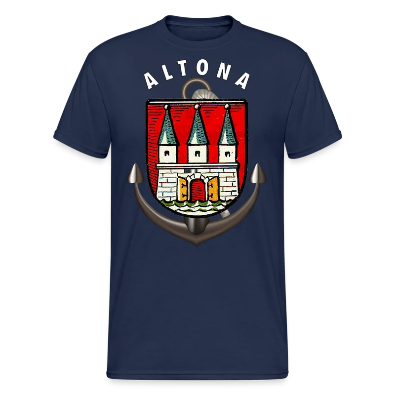 Männer Fashion ALTONA T-Shirt Rundhals Unisex Streetwear