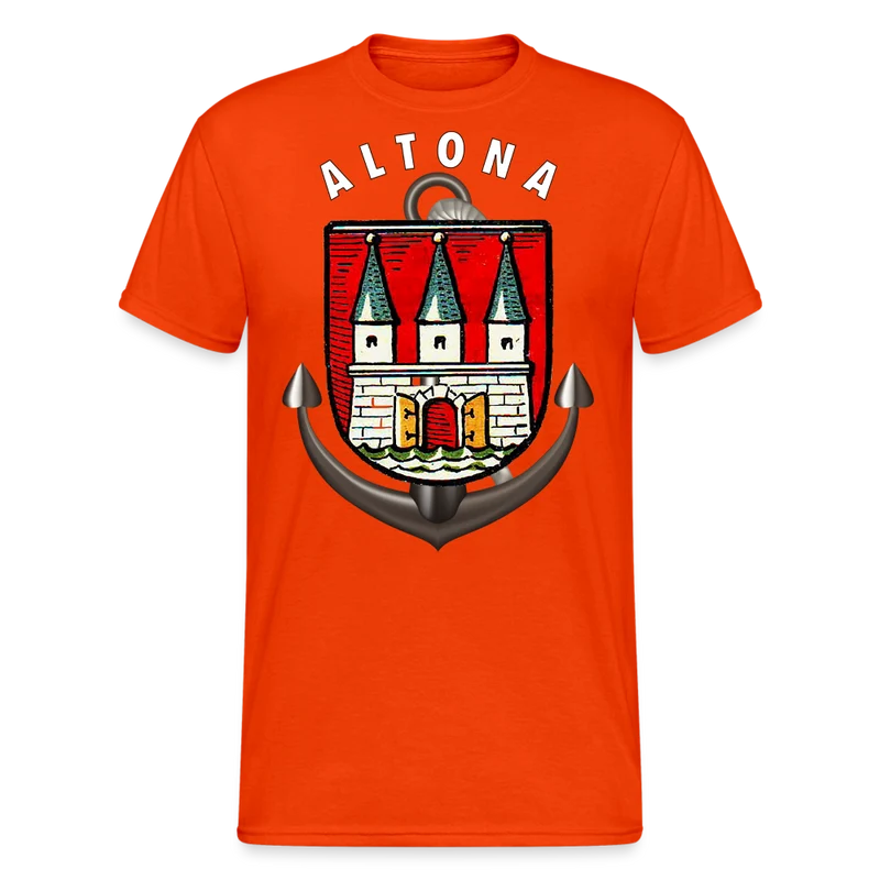 Männer Fashion ALTONA T-Shirt Rundhals Unisex Streetwear