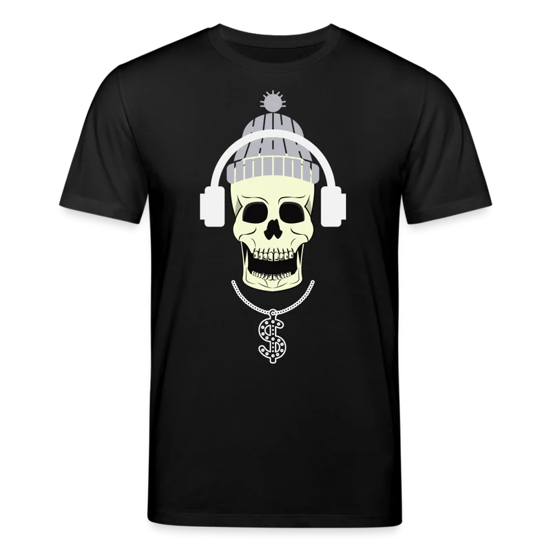 Männer Bio-T-Shirt von Stanley & Stella Skull DJ
