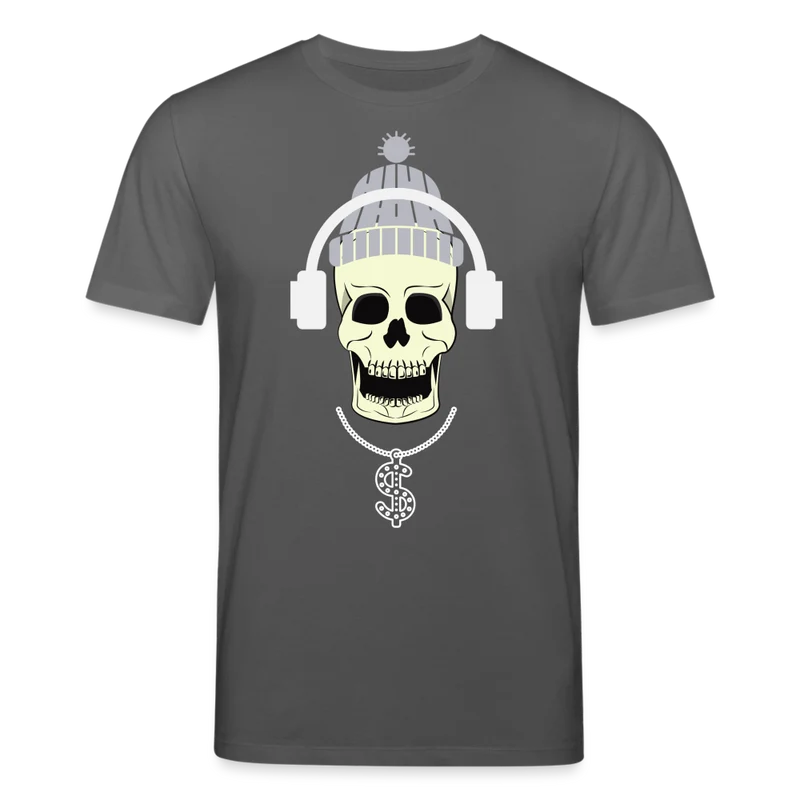 Männer Bio-T-Shirt von Stanley & Stella Skull DJ