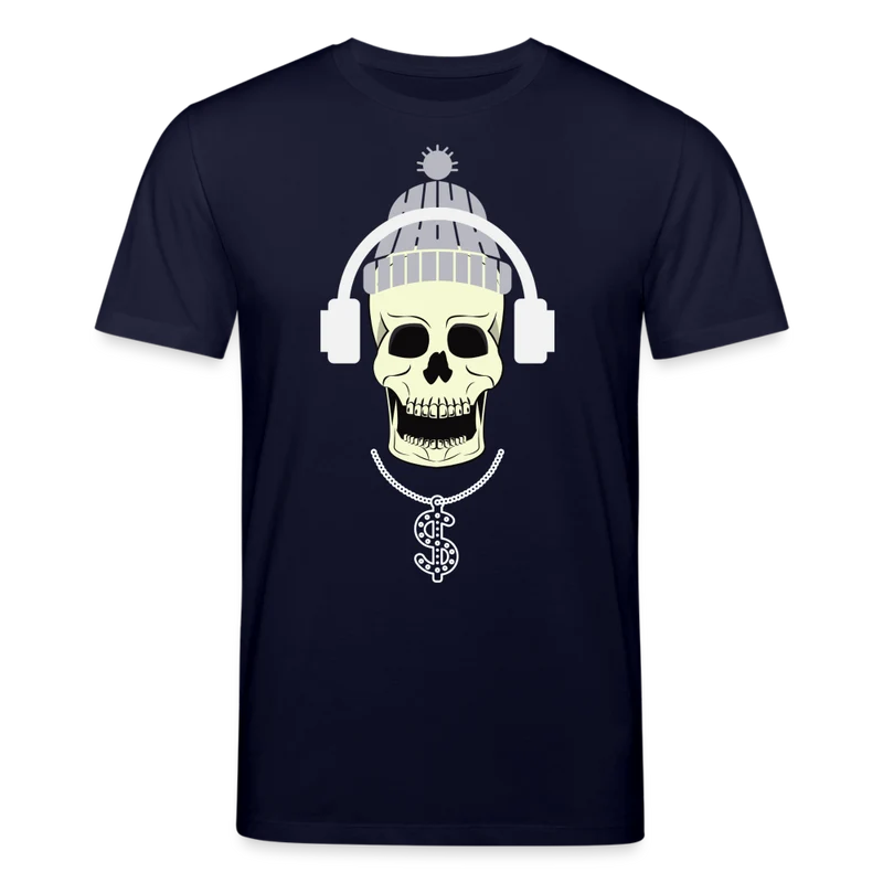 Männer Bio-T-Shirt von Stanley & Stella Skull DJ