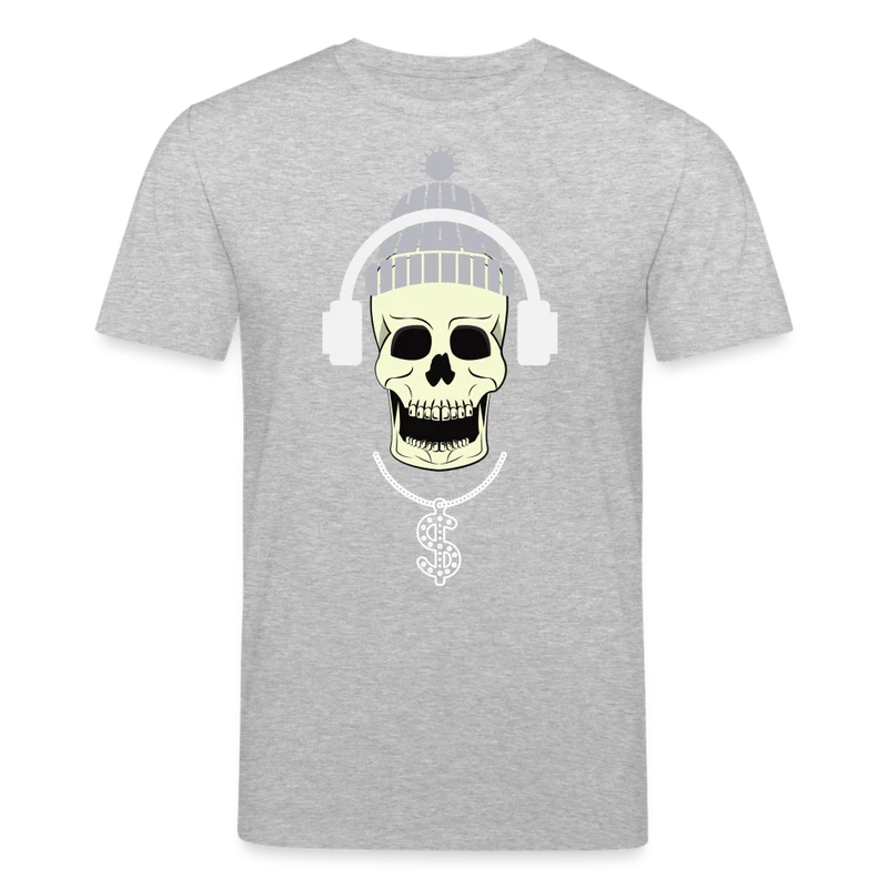 Männer Bio-T-Shirt von Stanley & Stella Skull DJ