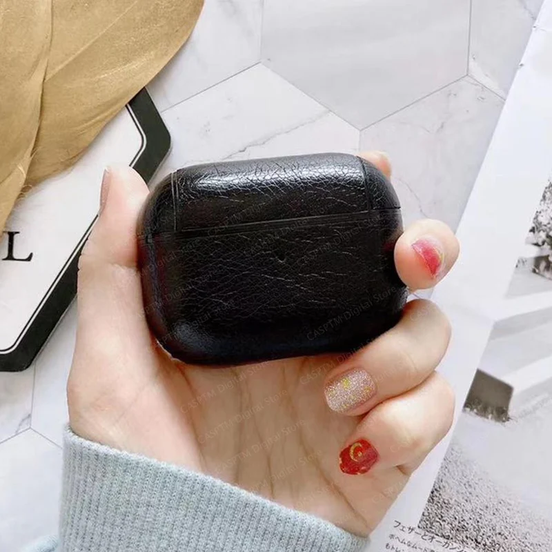 PU-Leder Schutzhülle Apple AirPods 3 Pro Hülle Case Headphones Cover Kopfhörer Kingxbar