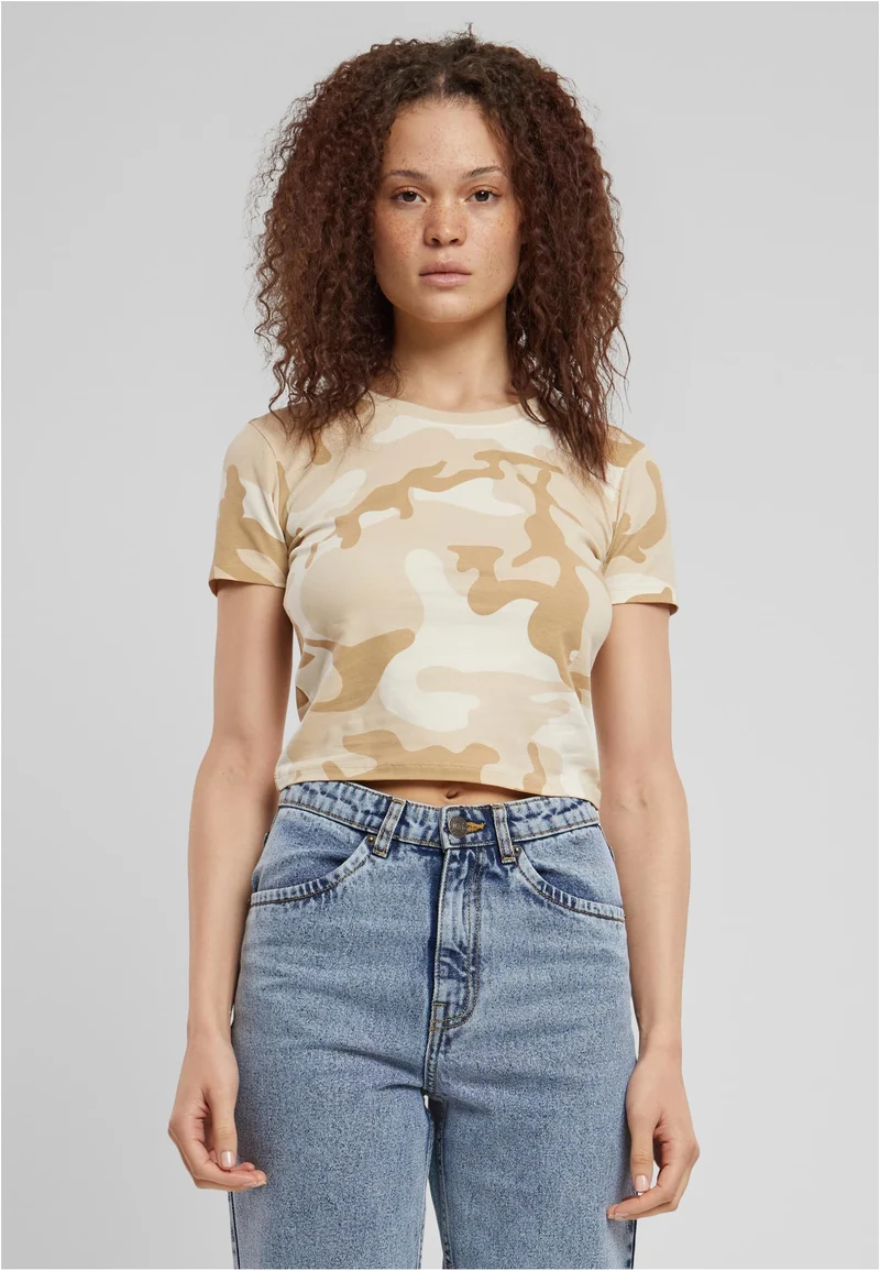 UC Cropped Camo Tee