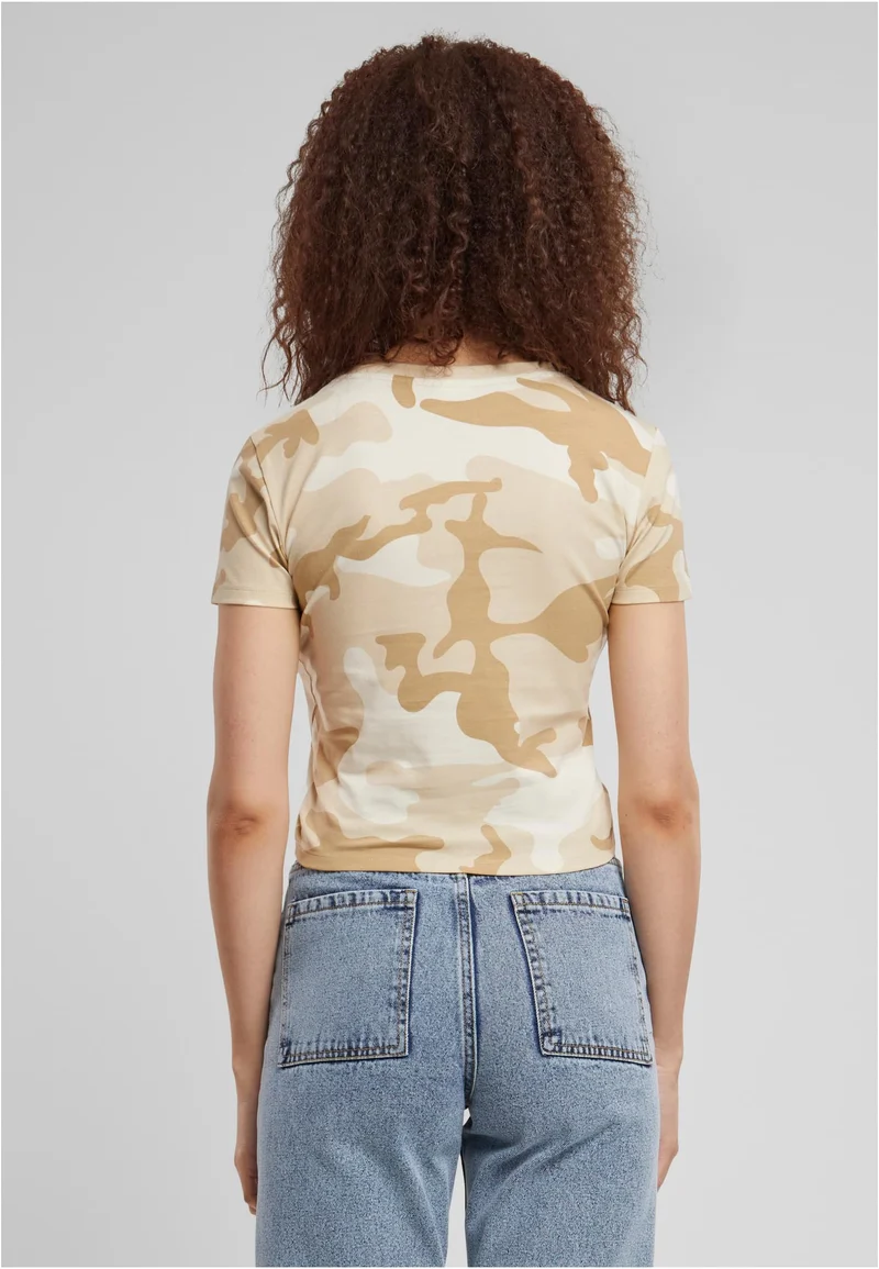 UC Cropped Camo Tee