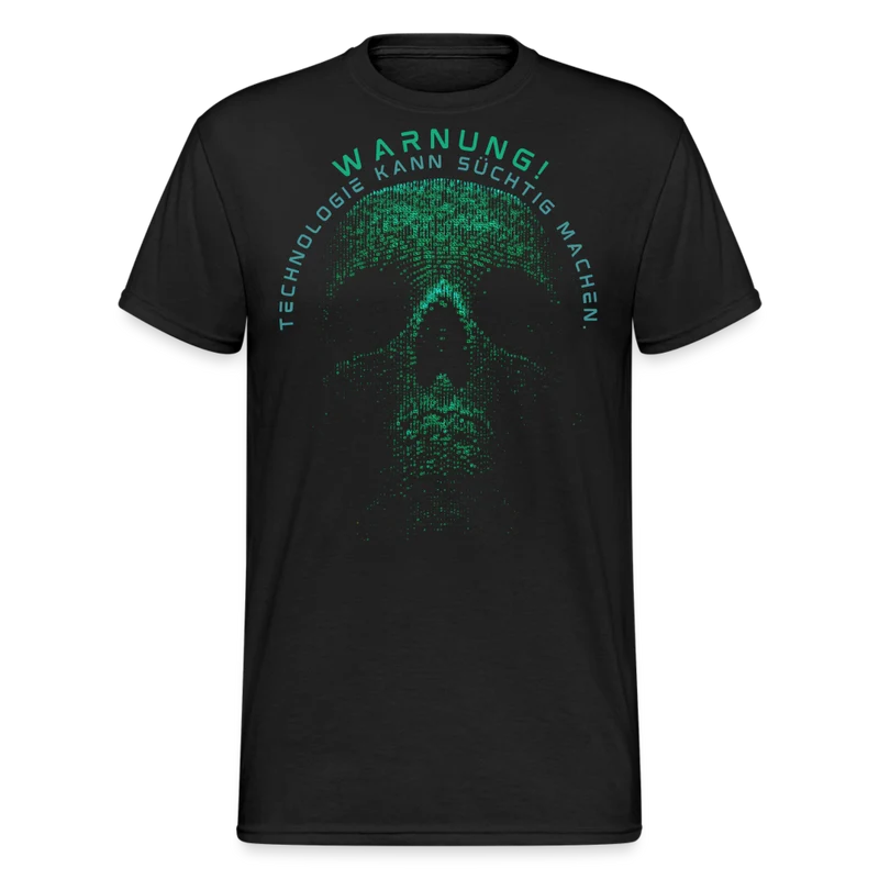 Fashion Herren Skull Gildan Heavy T-Shirt Rundhals Unisex Streetwear
