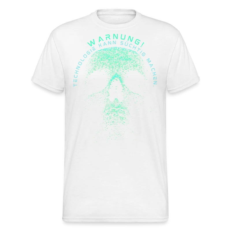 Fashion Herren Skull Gildan Heavy T-Shirt Rundhals Unisex Streetwear