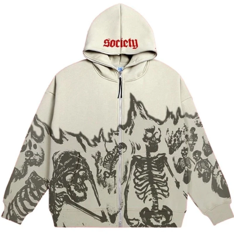 Kapuzenpullover Sweatjacke Zip Hoodie Sweatshirt Pullover Pulli Damen