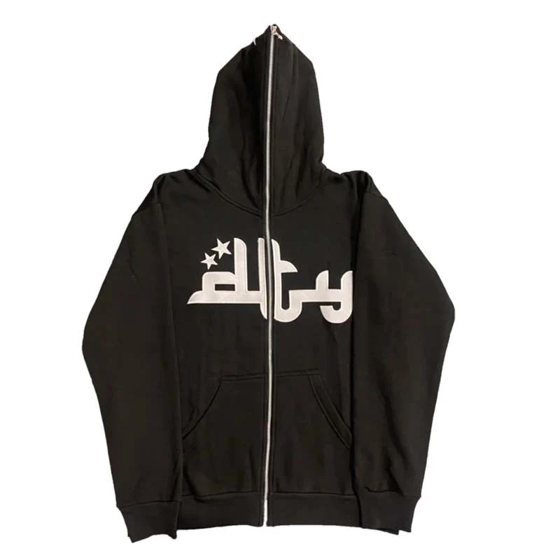 Kapuzenpullover Sweatjacke Zip Hoodie Sweatshirt Pullover Pulli Damen