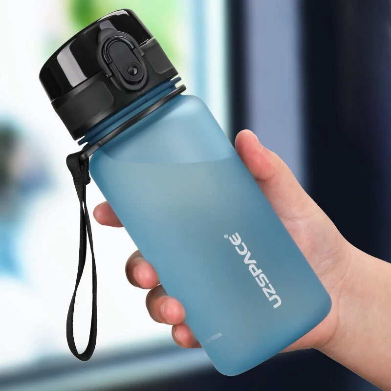 UZSPACE 350ML Trinkflasche Sportflasche Wasserflasche Getränkeflasche BPA-frei Tritanflasche