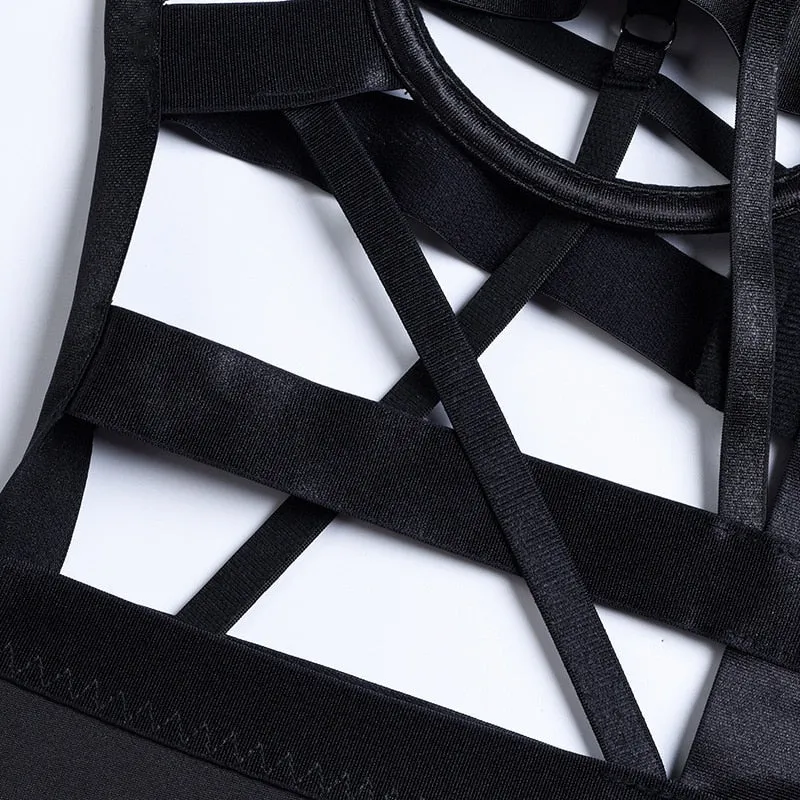 Sexy Harness Kette BH Gürtel Toys Punk Goth Frauen Bdsm Bondage Dessous