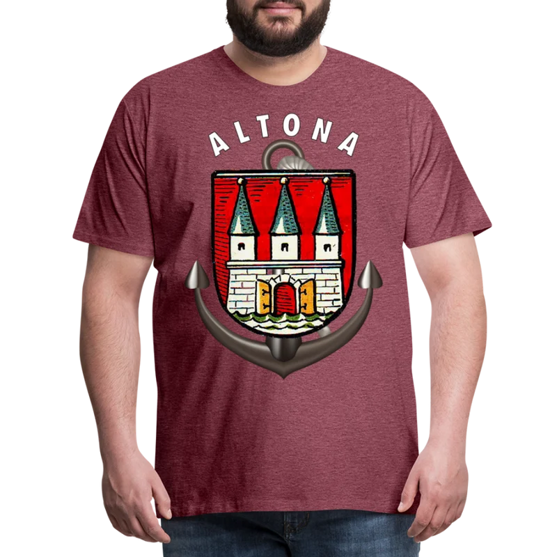 Herren Fashion ALTONA T-Shirt Rundhals Unisex Streetwear