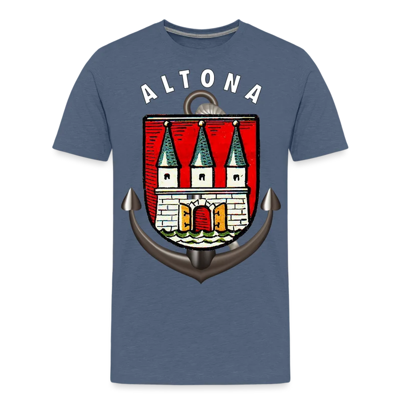 Herren Fashion ALTONA T-Shirt Rundhals Unisex Streetwear