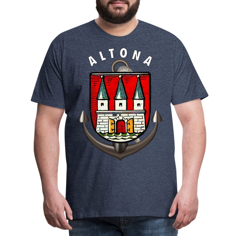 Herren Fashion ALTONA T-Shirt Rundhals Unisex Streetwear