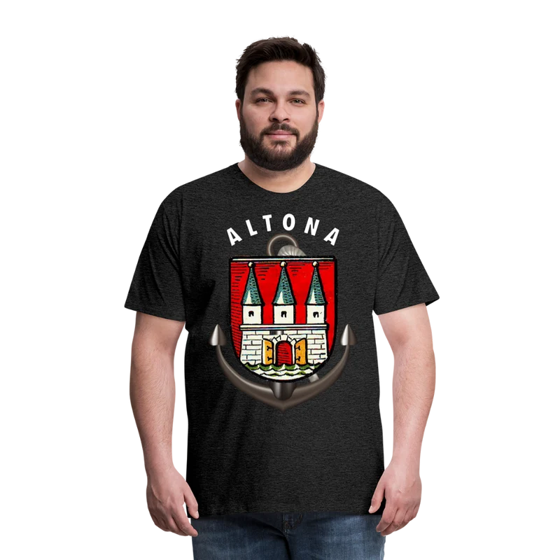 Herren Fashion ALTONA T-Shirt Rundhals Unisex Streetwear
