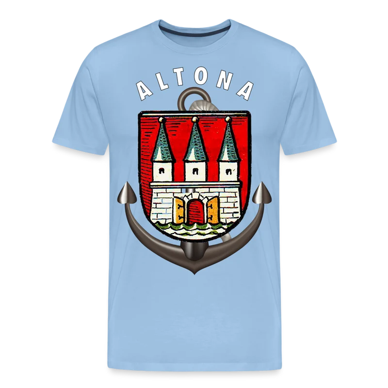 Herren Fashion ALTONA T-Shirt Rundhals Unisex Streetwear