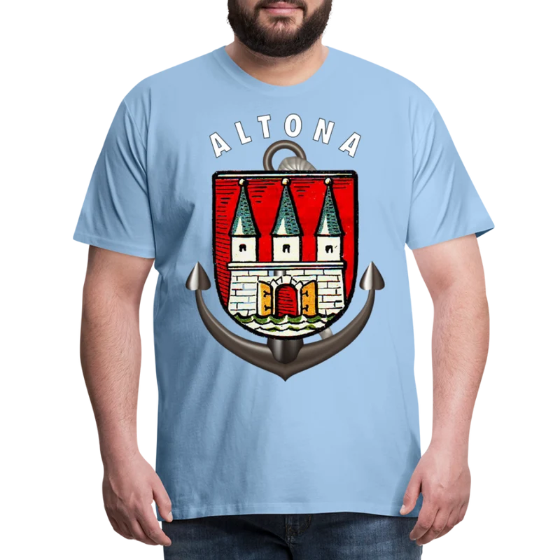Herren Fashion ALTONA T-Shirt Rundhals Unisex Streetwear