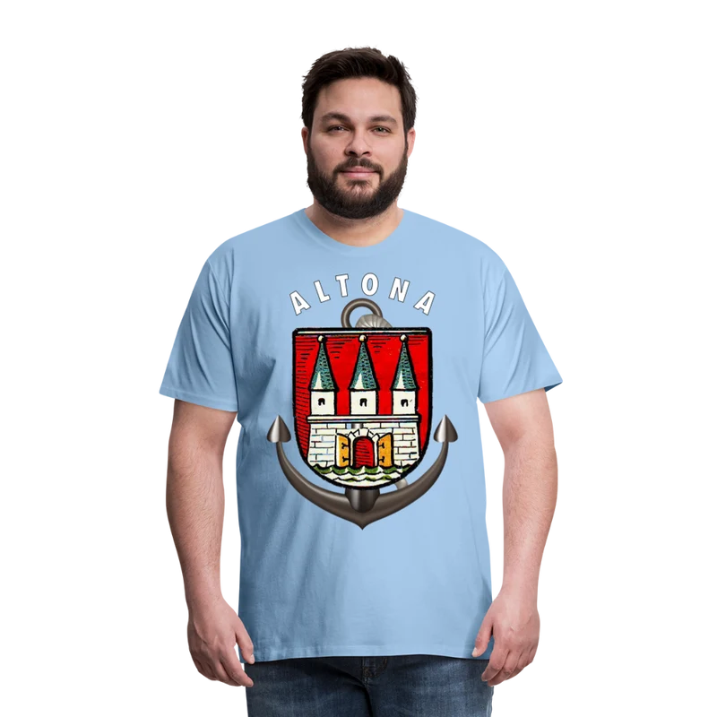 Herren Fashion ALTONA T-Shirt Rundhals Unisex Streetwear