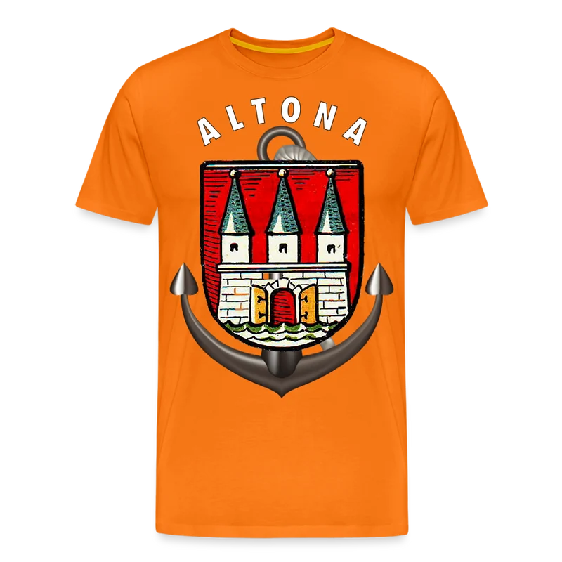 Herren Fashion ALTONA T-Shirt Rundhals Unisex Streetwear