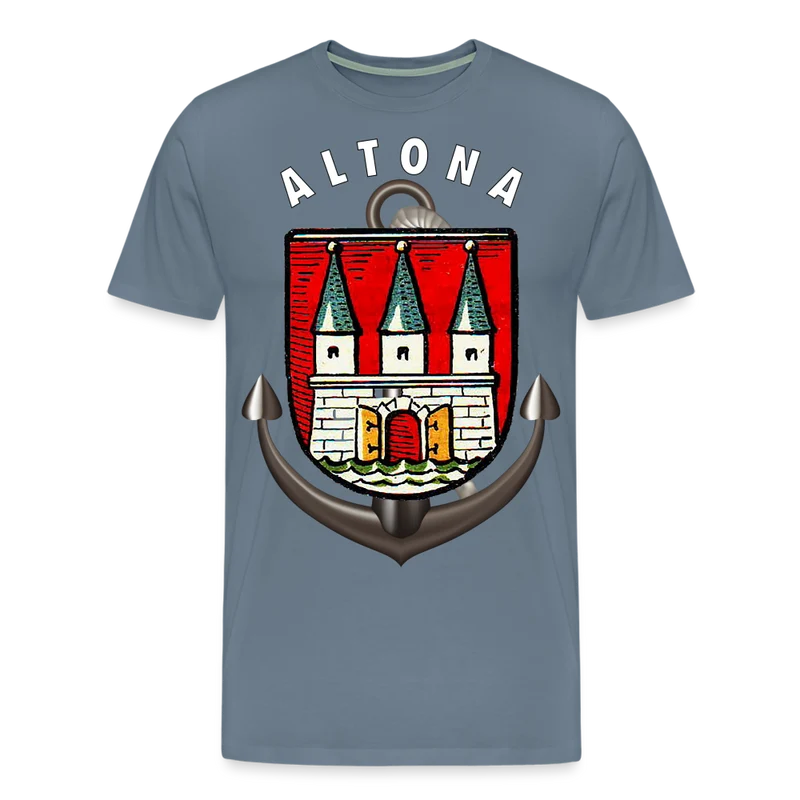 Herren Fashion ALTONA T-Shirt Rundhals Unisex Streetwear