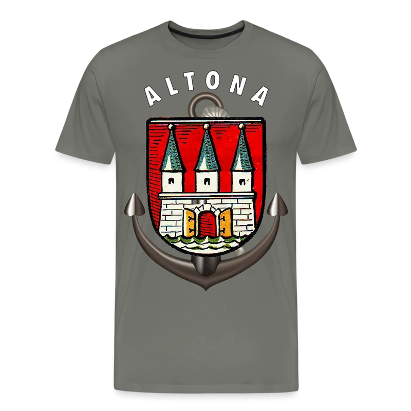 Herren Fashion ALTONA T-Shirt Rundhals Unisex Streetwear