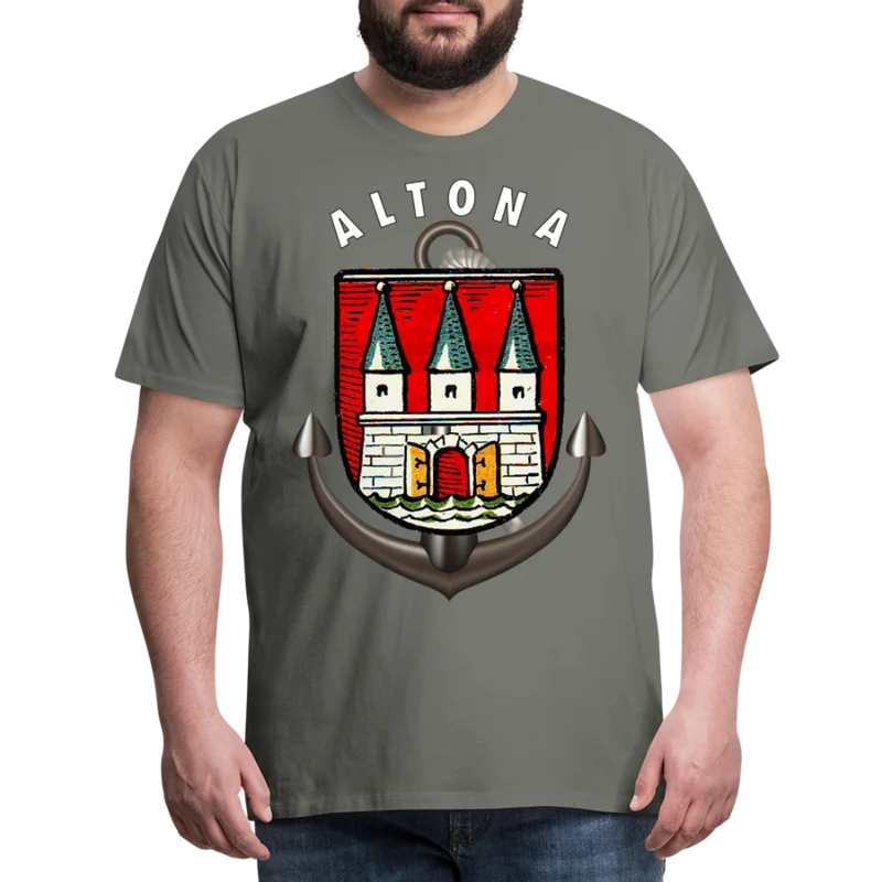 Herren Fashion ALTONA T-Shirt Rundhals Unisex Streetwear