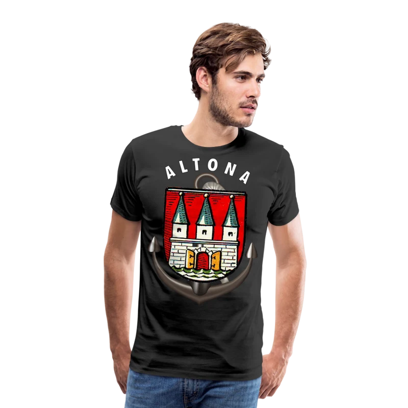 Männer Fashion ALTONA T-Shirt Rundhals Unisex Streetwear