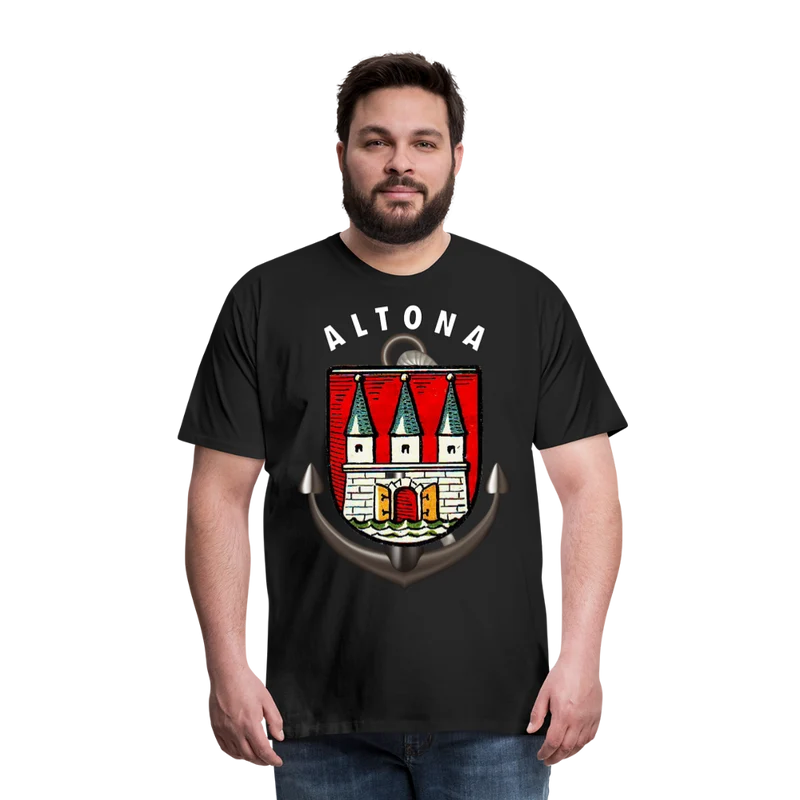 Männer Fashion ALTONA T-Shirt Rundhals Unisex Streetwear