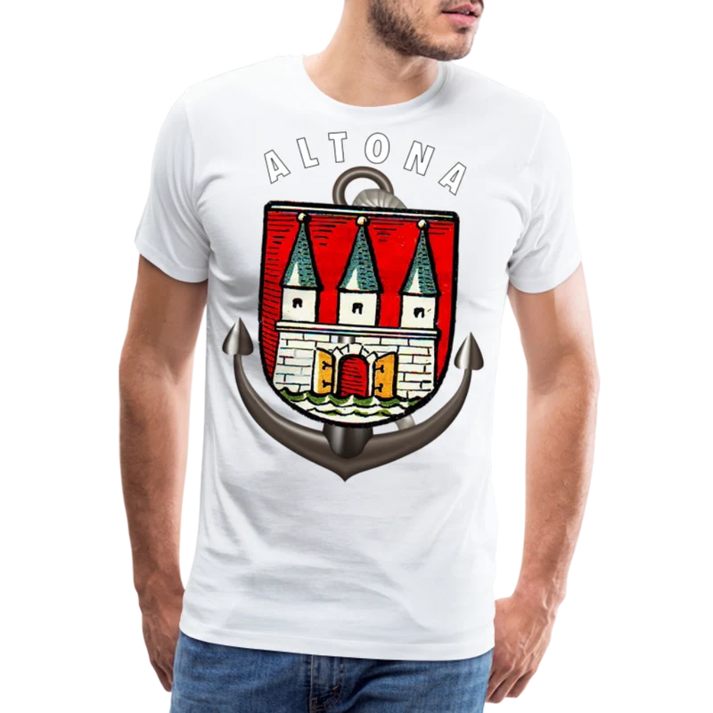 Männer Fashion ALTONA T-Shirt Rundhals Unisex Streetwear
