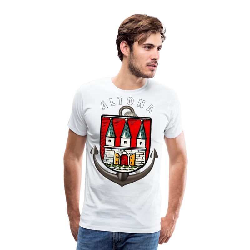 Männer Fashion ALTONA T-Shirt Rundhals Unisex Streetwear